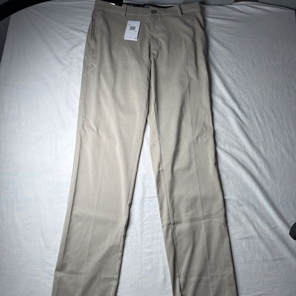 New NWT Mens $70 NIKE Dri-FIT UV Loose Pants Beige GOLF -36